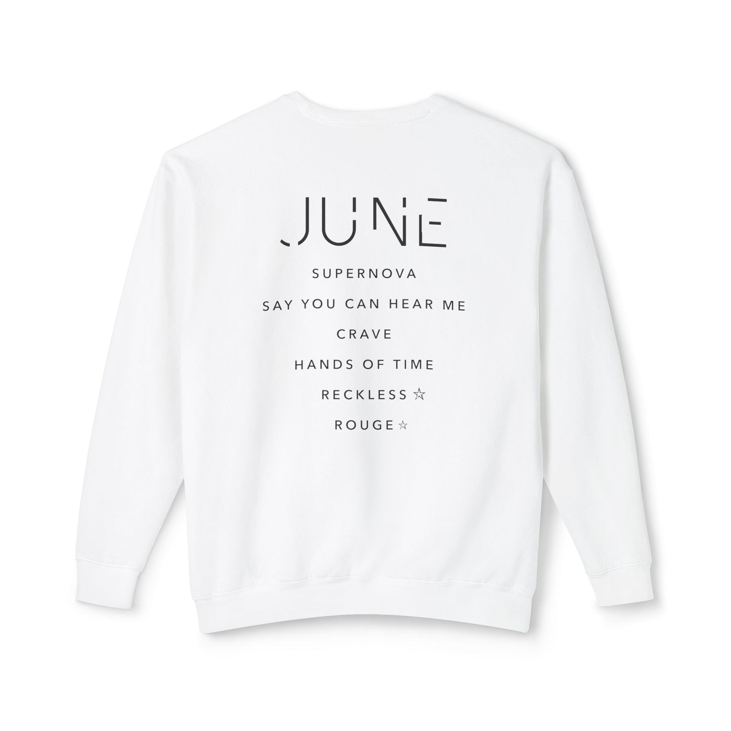 Tracklist Crewneck Sweatshirt